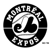 Montreal Expos Logo Black and White (2)