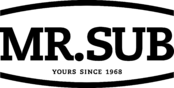 Mr.Sub Logo Black and White