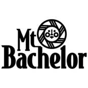 Mt Bachelor Logo Black and White