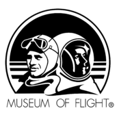 Museum of Flight Logo Black and White