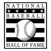 National Baseball Hall of Fame and Museum Logo Black and White