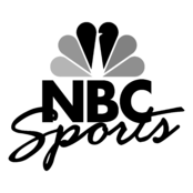 NBC Sports Logo Black and White