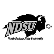 NDSU Bison Logo Black and White (2)