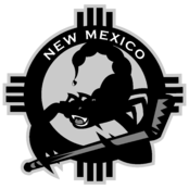 New Mexico Scorpions Logo Black and White