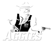 New Mexico State Aggies Logo Black and White