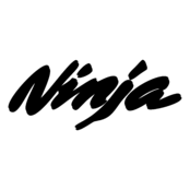 Ninja Logo Black and White