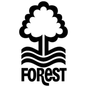Nottingham Forest FC Logo Black and White