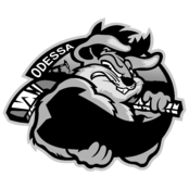 Odessa Jackalopes Logo Black and White