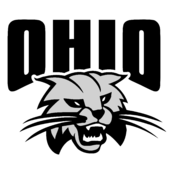 Ohio Bobcats Logo Black and White