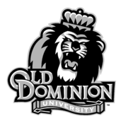 Old Dominion Monarchs Logo Black and White