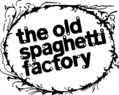 Old Spaghetti Factory Logo Black and White