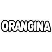 Orangina Logo Black and White