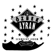 Ozbek Ayran Logo Black and White