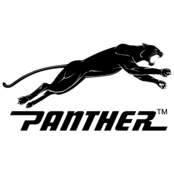 Panther Logo Black and White