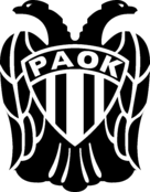 PAOK Logo Black and White