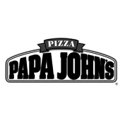 Papa John’s Pizza Logo Black and White