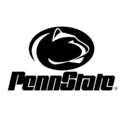 Penn State Lions Logo Black and White
