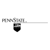 Penn State University Logo Black and White