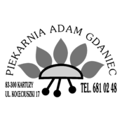 Piekarnia Adam Gdaniec Logo Black and White