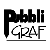 Pubbli Graf Logo Black and White