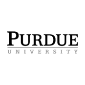 Purdue University Logo Black and White