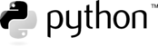 Python Logo Black and White (1)