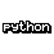 Python Logo Black and White (2)