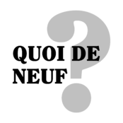 Quoi de Neuf Logo Black and White