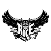 Rice Owls Logo Black and White