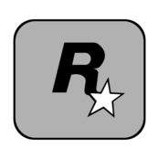 Rockstar Logo Black and White