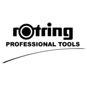 Rotring Professional Tools Logo Black and White