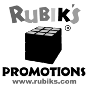 Rubiks Promotions Logo Black and White