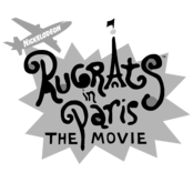 Rugrats in Paris Logo Black and White