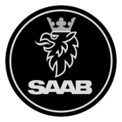 SAAB Logo Black and White