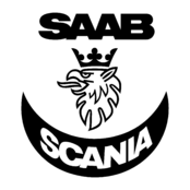 SAAB Scania Logo Black and White (1)