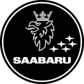 Saabaru Logo Black and White