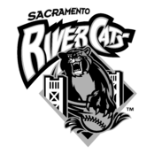 Sacramento River Cats Logo Black and White