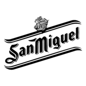 San Miguel Cerveza Logo Black and White