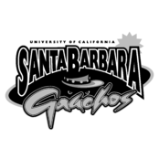 Santa Barbara Gauchos Logo Black and White