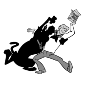 Scooby Doo Logo Black and White (5)