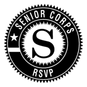 Senior Corps RSVP Logo Black and White