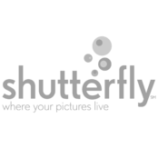 Shutterfly Logo Black and White