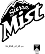 Sierra Mist Logo Black and White