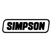 Simpson Logo Black and White