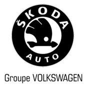Skoda Auto Logo Black and White (1)