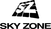 Sky Zone Logo Black and White