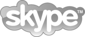 Skype Logo Black and White (3)