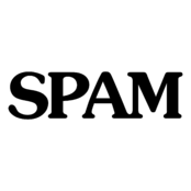 Spam Logo Black and White