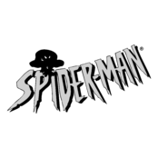 Spider Man Logo Black and White (2)