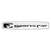 Sports Car Logo Black and White
